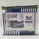 100G TWIN SIZE PRINTED STRIPE BED SHEET 3-PCS SET 8PC/CS